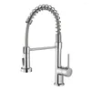 Kitchen Faucets Chromium Plated Faucet Cold And American Style Pull-out Accessories