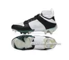 Fotbollskor Cleats Boots Black White Panda Cleats Soccer Shoes Boy Girl Trainers Spikes FG 15 Vapor Edge billiga sneakers Rödblå rabatt till försäljning med Box DZ4890-001