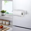 Kitchen Storage Tissue Holder Non Perforated Stainless Steel Towel Refrigerator Magnetic Suction Roll Paper Rack