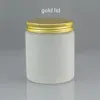 Storage Bottles & Jars 200 250g Cream Jar With Alumina Lid PET Frosted Bottle Mask Can Cosmectic Container Empty Food Packing260W