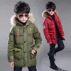 Donsjas Herfst Winter Dikker Warm Tiener Jongens Jas Mode Rits Capuchon 4 6 8 10 12 13 Jaar Kinderen Bovenkleding Kleding 230928