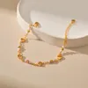 Strand CCGOOD Donut Design Perles Bracelet Pour Femmes Plaqué Or 18 K Bijoux Minimalistes Bracelets De Haute Qualité Pulseras Mujer Fille