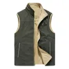 Gilet da uomo Gilet da esterno primaverile Giacche di lusso personalizzate Bomber da uomo da campeggio Cappotti militari senza maniche di grandi dimensioni alla moda