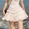 Spódnice kobiety o wysokiej talii spódnica japoński w stylu mini mini moda moda swobodna letnia studentka