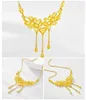 Pendant Necklaces Golden Finch Necklace Women's Light Luxury Niche Design Wedding Fake Set Chain Flower Shape Fashion Gift Jewelry