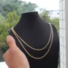 Without Stones Cuban Link Bracelet Rope Chain Silver 10k 14k 18k Pure Gold Hip Hop Jewelry Ready to Ship