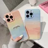 Designer Luxury Diamond Leather Letter Silicone Solid Color Premium iPhone 15 14 13 12 11 Pro max 14plus 7 8 plus X XR XS xsmax Hardshell leather case