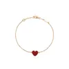 trifoglio fortunato braccialetto cuore marca lettera-V cleef catena da tennis braccialetti con ciondoli gioielli da uomo firmati per le donne festa di Natale Pres290c