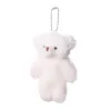 Porte-clés ours en peluche, mignon ours d'amour, pendentifs de sac de poupée, lapin chien, jouets en coton doux, cadeau pour filles et enfants