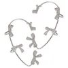 Boucles d'oreilles à dos en perles pour filles, manchette, bijoux, Clip Grace, Clips métalliques pour femmes et non-femmes