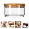 Storage Bottles Overlapping Glass Jars Food Container Candy Buffet Kitchen Bowl Durable Salad Clear Lid Serving Tank Transparent Bottle