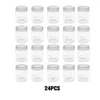 Storage Bottles 24pack Lot Food Grade Container Jar With Leak-proof Lid Durable And Eco-Friendly Transparent