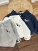 Kinderpoloshirts Lente Herfst Jongen Tops Tees Lange mouw Katoen Ademend Zacht Kinderkleding 2-8 jaar