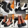 Stivali centrali da donna di alta qualità/buona moda Stivali con calza in rete con logo del marchio Scarpe casual in pelle con lacci