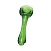 Chinafairprice Y072 Dab Rig Pipes à fumer environ 4,1 pouces Tube mince coloré Cuillère Bol Tuyau en verre