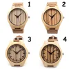 2015 новейшие бамбуковые часы, аналоговые элегантные деревянные часы унисекс, повседневные кварцевые наручные часы для мужчин, женщин, подарки, принимаются на заказ O265a