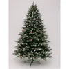 Décorations de Noël Ly Haute Qualité Europe Style 7FT Vert PVC PE Mixte Luxe Artificiel Artificiel Pin Misty