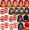 2023 Heritage Classic 10 Jonathan Huberdeau Jerseys Ice Hockey 25 Jacob Markstrom 28 Elias Lindholm 88 Andrew Mangiapane 91 Nazem Kadri Reverse Retro Men Stitch