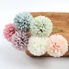 Kwiaty dekoracyjne 6pcs Dandelion Flower Ball Sztuczny ścienna jedwabny jedwabny sztuczny dekoracja domu