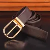 Belts High Quality Pin Buckle Designer Belt Men Full Grain Leather Black Fashion Waist Strap Genuine Corset Ceintur