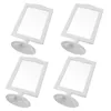 Frames 4 Pcs Po Frame Standing Picture Display Desk Desktop Sign Holders Table 5x7