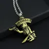 Pendant Necklaces AICSRAD Fashion MC Outlaw Motor Biker Mexican Necklace For Bandidos Motorcycle Club Worldwide Men Women Gift213m