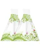 Towel Colorful Flowers Butterfly Hand Bathroom Supplies Soft Absorbent Kitchen Accessories Cleaning Dishcloths