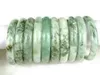 Pulseira 10 peças atacado pulseira de joias de jade natural asiática dentro de 58 mm-62 mm