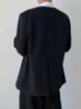 Мужские костюмы SYUHGFA Блейзер без воротника Трендовый модный индивидуальный повседневный костюм Пальто Нишевый дизайн Куртки в корейском стиле Осень 2023