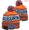 Auburn Gorros Gorro de Tigres Equipo Universitario de América del Norte Parche Lateral Lana de Invierno Gorro de Punto Deportivo Gorros de Calavera