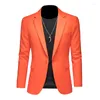 Ternos masculinos casual fino bonito festa conforto cor sólida de alta qualidade moda terno de negócios jaqueta única peça oeste superior M-6XL