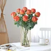 Decorative Flowers Display Artificial Fake To Make Old Coke-edge Roses European-style Retro Simulation Bouquet For Farmhouse Wedding