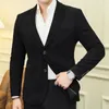 Abiti da uomo 2023 Moda autunno e inverno di alta qualità con giacca spessa tendenza bella giacca singola versione coreana slim body blazer