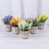 Decorative Flowers Artificial Plant Flower Home Decoration Fake Small Mini Potted Bonsai Green