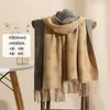 Winter scarf Classic Designer Cashmere Warm tassel Scarf Mens and Womens Winter Large Monogrammed Shawl print wraps scarves 200cm