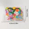 Fiori decorativi Bottoni fai-da-te Tessuto non tessuto Artigianato Bambini Bambini Bouquet fatto a mano Kit di materiali Forniture per artigianato per la scuola materna