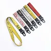 Keyring Embroidery Imitation Key Hanging Off Lanyard Nylon Letter Keychain Length Men and Women in Cars