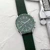 OMEG Men reloj de acero inoxidable seis puntadas de 42 mm Marca de lujo All Dial Work Quartz Relojes OM Fashion Chronograph Reloj Tipo de cuero Tipo de envío gratis Diseñador de envío