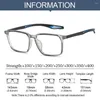 Sonnenbrille Ultraleichte Lesebrille Blaues Licht Blockieren TR90 Sport Presbyopie Brillen Männer Frauen Elegante Hyperopie Optische Brillen