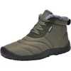 Stivali Primavera Cotone Nuove Scarpe Grandi Calde e Ispessite Northern Suola Morbida Uomo Mid Top Snow 230830