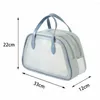 Sacs à cosmétiques Double couche, sac en PVC de grande capacité, organisateurs de maquillage, rangement Transparent et étanche