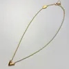 Collana di marca di lusso lettera V Ljiapendant designer di gioielli di moda uomo cjeweler lettera placcata oro catena d'argento per uomo donna alla moda tiktok avere collane