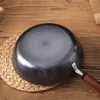 Pannor högkvalitativ wok traditionell kinesisk handgjorda non-stick panna obelagda induktionskokargasspis