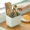 Küche Lagerung 1PC Multifunktions Kunststoff Regale Gericht Essstäbchen Besteck Rack Ablauf Halter Sieb Stehen Kreative Werkzeuge