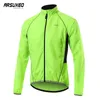 Cykeljackor Arsuxeo Men's Outdoor Cycling Jacket Sportvattentät snabb Dry Windbreaker Running Sun Protection Cykel hudkläder 230928