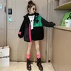 Coat Baby Girl Winter Jacket Faux Fur Thick Toddler Teen Warm Wool Long Pearl Outwear High Quality Clothes 514Y 230928