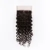 Lace S Mocha Hair Deep Wave Clre 4 "x 4" Brasiliansk jungfrufri del 10inch18inch 230928