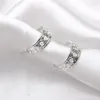 Серьги-кольца, маленькие полые серьги с 8 буквами для женщин, геометрические серьги, женские современные ювелирные изделия, оптовая продажа Brincos, подарок для девочек