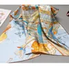 Foulards 35 femmes tête 100% foulard en soie enveloppes châleScarves Shel222325