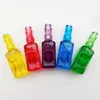 Colorful Bottle Style Pyrex Thick Glass Pipes Freezable Liquid Handmade Portable Filter Dry Herb Tobacco Spoon Bowl Smoking Bong Holder Handpipes Hand Tube